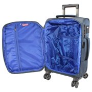 Dejuno Executive DJL 3-Piece Spinner Luggage Set With USB Port - Navy