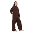thumbnail image 3 of Forever 21 Women's Brown Loungewear Hoodie Sweatshirt, Oversized Fit,S, 3 of 6