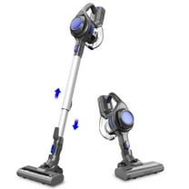 Maircle Cordless Stick Vacuum, Power Suction, Headlight Motorized Brush, Lightweight Free-Standing for Hard Floor, Carpet Pet Hair, Purple