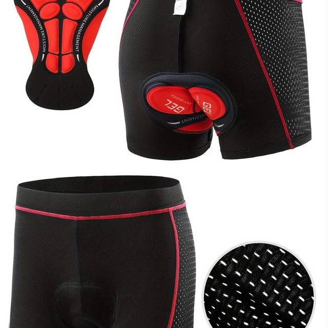 SUTENGDA High-Performance Mens Cycling Shorts - Stretchy & Ventilated for Breathable Comfort - 3D Gel Padded Seamless Integration Bike Riding Pants for Bicyclists