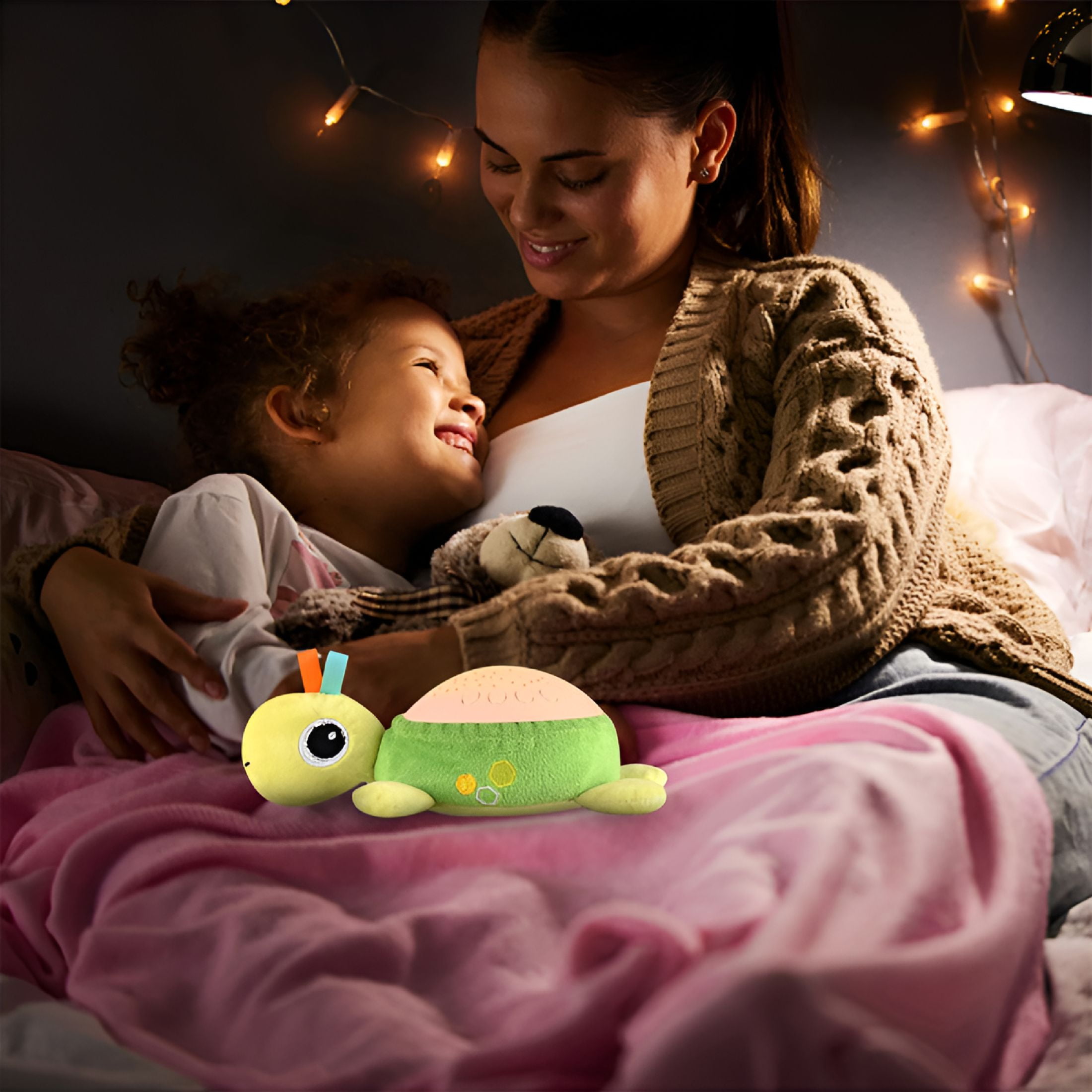 HIBIBUD 2026 New Ceiling Night Light Projector for Babies and Kids,Sleep Soother with Adjustable Volume Lullabies,White Noises,3 Night Light Intensities