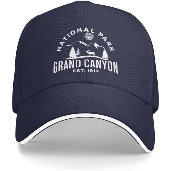 Grand Canyon National Park Classic Trucker Hat Baseball Cap Adjustable Dad Hat Black Mens