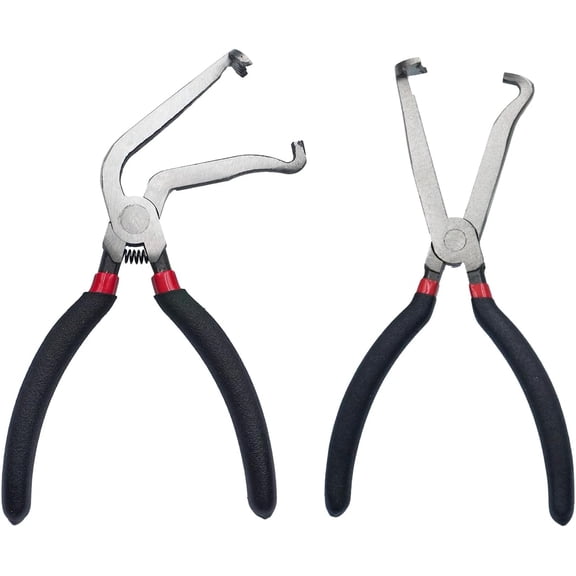 2 Pcs Electrical Disconnect Pliers 60 Degree Plier and Straight Plier Automotive Electrical Connector Disconnect Pliers