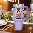 thumbnail image 2 of Chihuahua Gift for Dog Owner,40oz Chihuahua Tumbler with Handle Insulated Reusable Stainless Steel Travel Water Bottle (Color 1), 2 of 6