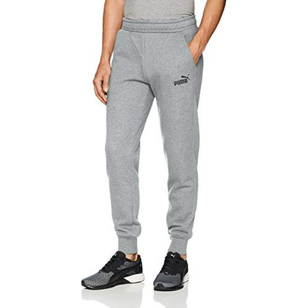 PUMA - PUMA Men's Essential Logo Sweat Pants, Closed Medium Gray ...