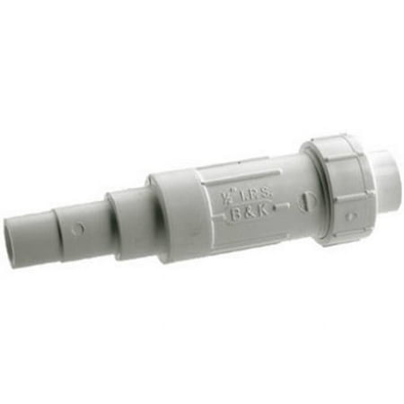 511-53-12-12B 0.50 in. PVC Solvent Weld Adjustable Repair Coupling