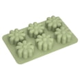 thumbnail image 2 of Green Silicone Craft & Baking Tray, Silicone Molds for Chocolate, Silicone Candy Molds, Silicone Baking Cups, 6 Daisy Flower Cavity Mold with Lid, Durable Multi-Use Mold for Home, 2 of 7