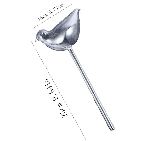 Rkxzt Transparent Watering Can Bird Shaped Self Watering Plant Bulb Plastic Waterer for Indoor Outdoor Plants Home Garden|Glass,Transparent