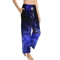thumbnail image 3 of Kdxio Women's Comfy Stretch Steel SkullPrint Drawstring Pajama Pants-Medium, 3 of 9