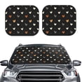 thumbnail image 2 of Bingfone Funny Chicken Windshield Sun Shade 2-Piece Foldable Car Front Window Sunshade for Most Sedans SUV Truck - Medium, 2 of 7