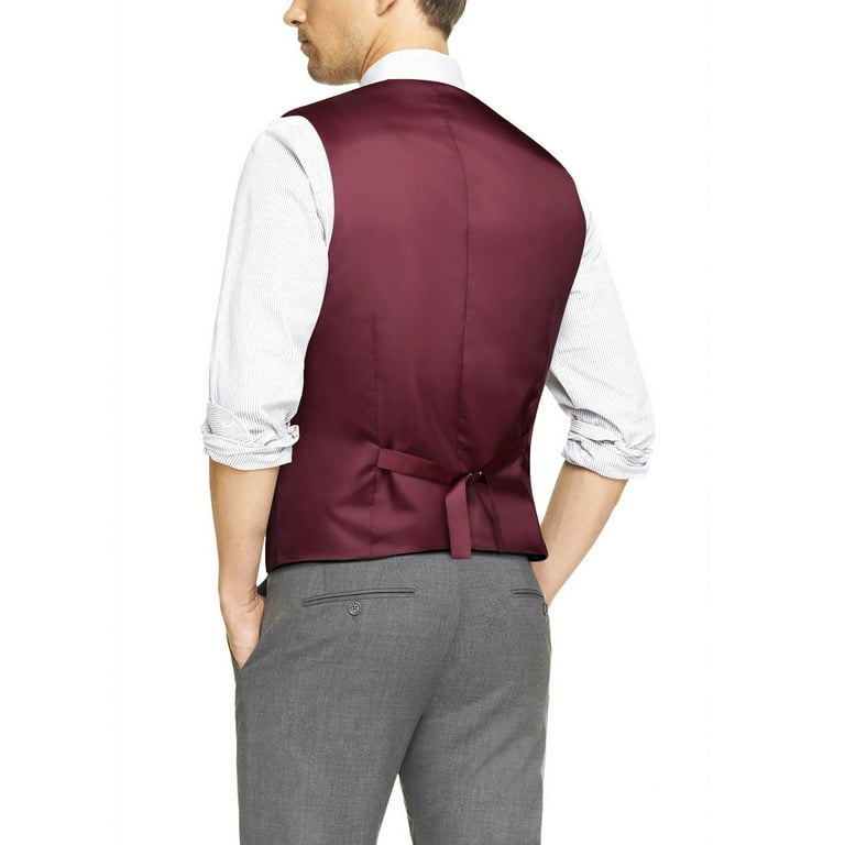 Grey suit clearance with maroon vest