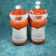 thumbnail image 4 of New Balance 480 White Orange Men’s Leather High Top Retro Shoes Size 9, 4 of 5