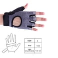 thumbnail image 2 of Gris cuatro tamaños de guantes de muñeca con cinturón de fitness de silicona antideslizante, tela de ropa de alta elasticidad,S, 2 of 5