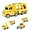 Yellow, variant on Esaierr 3-5Y Baby Toddler Large Double Storage Truck Toys Music & Lights Construction Car Toys Inertia Car Boy Toys