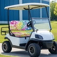 thumbnail image 4 of Uorisanigo Rainbow Tie Dye Golf Seat Cushion Cover Decoration Golf Cart Seat Covers Funny Club Car Seats Covers Machine Washable Easy to Clean, 4 of 7