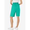 thumbnail image 2 of Woman Within Plus Size Elastic-Waist Knit Short, 2 of 6
