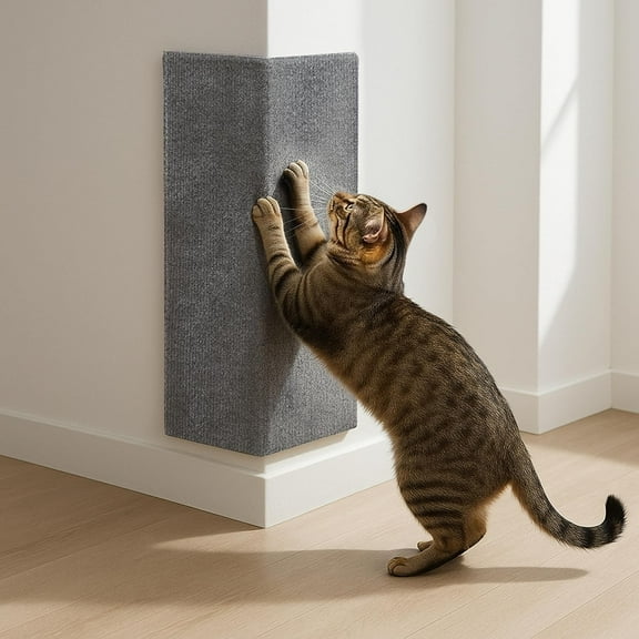 Cat Scratcher Mats – Double-Sided Carpet Cat Scratch Pad – Wall Mounted, Floor & Corner Cat Scratcher – Horizontal Cat Scratching Rug Indoor Multi-Position Cat Scratch Board for Furniture Protection