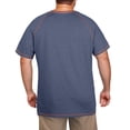 thumbnail image 3 of GIRUNS Big and Tall Henley Shirts for Men Short Sleeve Cotton Casual T Shirt with Button Placket Navy Blue 3X, 3 of 6