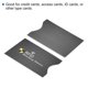 thumbnail image 4 of Funda Protectora NFC Uxcell Fundas para Tarjetas de Crédito con Bloqueo RFID, Negro 10Pack, 4 of 5