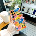 thumbnail image 3 of Obtenga una protección mejorada para su iPhone con esta funda flexible de goma TPU a prueba de golpes con un diseño único de dibujos animados., 3 of 4