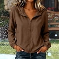 thumbnail image 2 of Admvng Womens Hooded Texture Jacket Plus Size Elastic Cuff Drawstring Hem Lightweight Casual Coat, 2 of 6