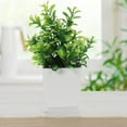 thumbnail image 6 of Kingtowag Clearance Artificial Flowers Porch Indoor Cemetery Fall Winter Decor, Simulation Potted White Pot New Spring Grass, Perfect for Wedding, Holiday, Parties Gifts, 6 of 7