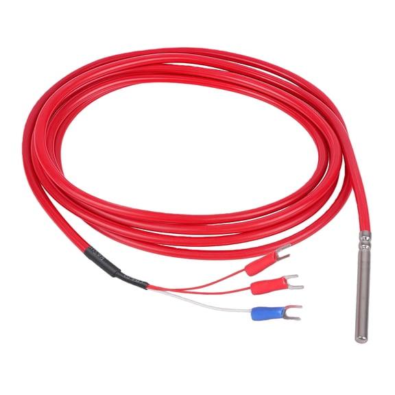 PT100 Temperature Probe with Waterproof Silicone Wire Industrial Applications