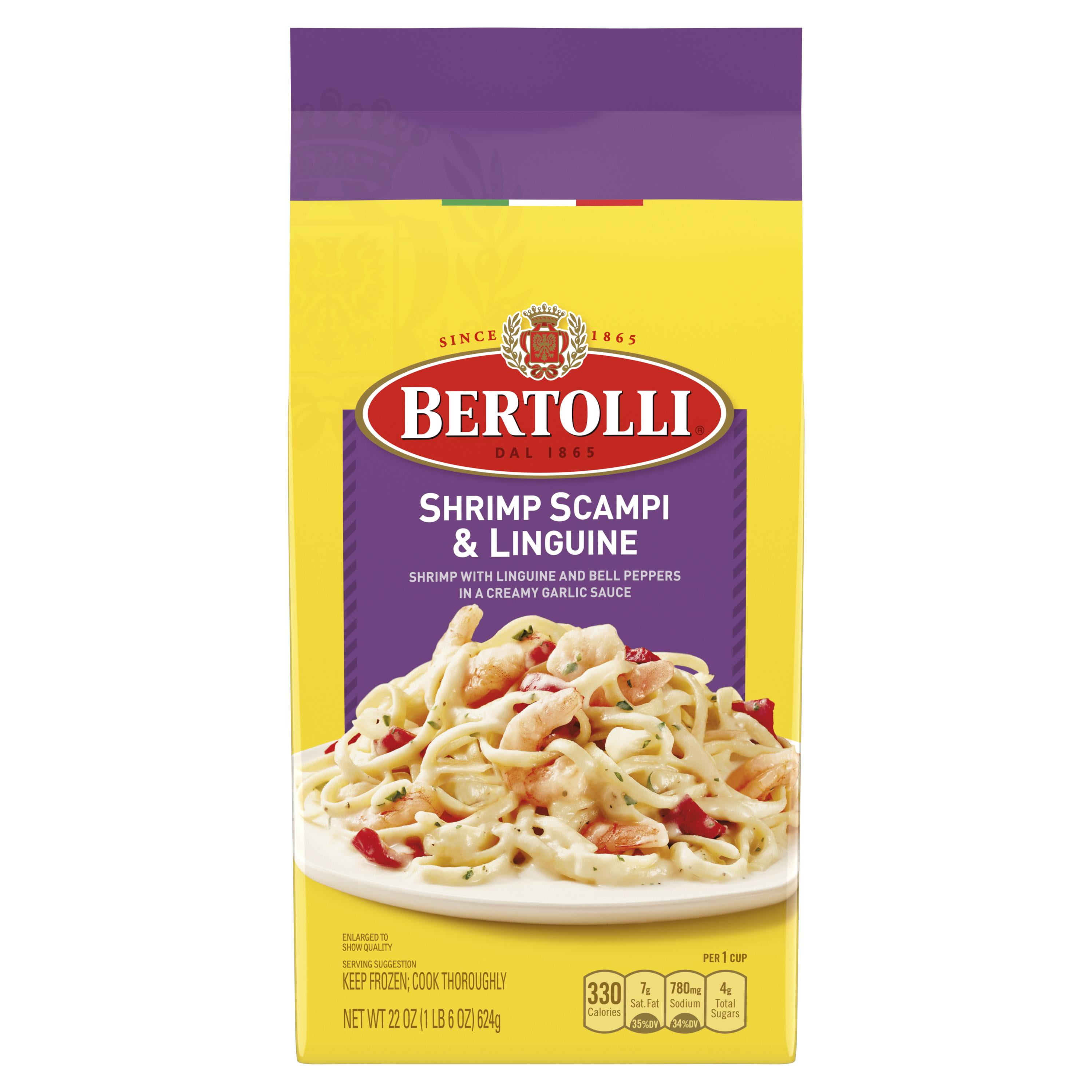 Bertolli Shrimp Scampi & Linguine Frozen Meal, 22 oz (Frozen) 