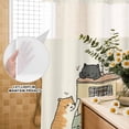 thumbnail image 3 of No Hook Shower Curtain, Beige Cute Cat Shower Curtains for Bathroom with See Through Top Window, Cartoon Funny Heater Cats Waterproof & Washable Bath Curtain 60"x72", 3 of 9