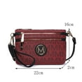 thumbnail image 2 of MKF Collection Geneve Womens Crossbody Bag Faux Leather Gold Tone Details, 2 of 8