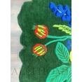 thumbnail image 2 of ALEF HOME Hand-Tufted Green Floral Design Area Rug, 4X6, 100% New Zealand Wool, 2 of 5