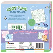 Hinkler Cozy Time Puzzle Book Collection 3pk for Relaxation and Entertainment
