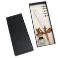 thumbnail image 2 of Feather Pen Set Craft Retro Carved Stainless Steel Writing Suit with Complete Accessories and Scientific Grip Design for Gothic and Italian Calligraphy Practice, 2 of 8