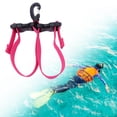 thumbnail image 1 of Correa para aletas de buceo con hebillas de liberación rápida, hebillas para aletas de natación colgantes laterales, accesorios de buceo para , Rosa, 1 of 8