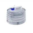 thumbnail image 2 of Camping Water Jug, Water Container with Spigot, Collapsible Water Container, Emergency Water Storage, 10X9X9 Inch Lightweight 1Pc Foldable Outdoor Gallon Water Jug with Easy-Pour, 2 of 5