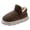Coffee, variant on Pandaie Mens Womens Corduroy Closed Back Slippers Warm Fuzzy Fleece Lined Thick Cloud Sole Non Slip Ankle Bootie Slipper Indoor Bedroom Couple Shoes Size 6‑10