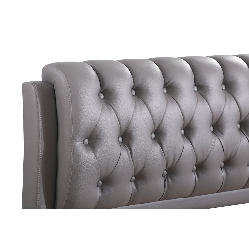 Glory Furniture Marilla Queen Bed in Light Grey Color