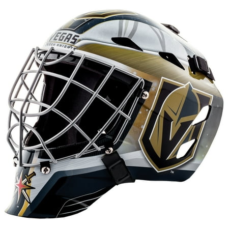UPC: 0025725465880 | Franklin Sports NHL Vegas Golden Knights GFM 1500 Goalie Face Mask