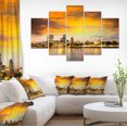 thumbnail image 1 of Financial District of London at Twilight - Cityscape Canvas Print, 1 of 3