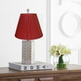 thumbnail image 3 of Urbanest Mushroom Pleated Lamp Shade, 5x9x7", Burgundy, Set of 2, 3 of 5