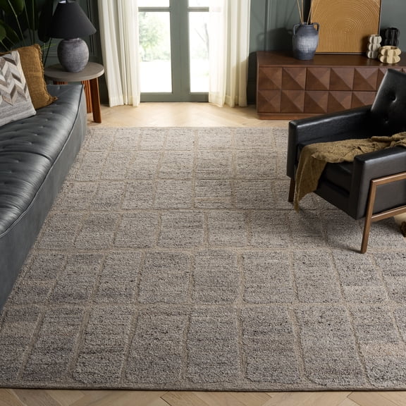 SAFAVIEH Harvest Lalit Geometric Area Rug, Taupe/Gray, 8' x 10'