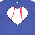 thumbnail image 4 of Inktastic Heart Shaped Baseball Youth T-Shirt, 4 of 5