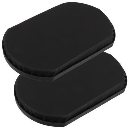 MUSEYA 2pcs Wheelchair Parts Replacement Black Leg Support for Electric Wheelchairs