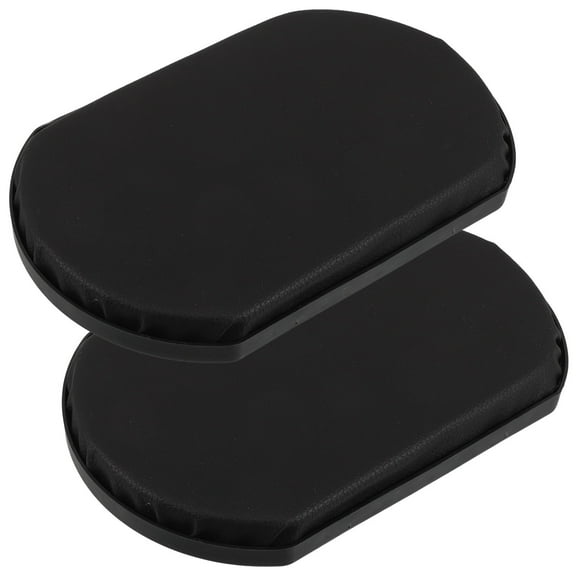 UPGRATOR 2Pcs Leg Cushion for Wheelchair Accessories Stable Leg Support Easy to Clean Black 8.25X5.23X0.86In