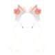 thumbnail image 2 of Diadema con orejas de para Día de Acción de , accesorios fotográficos de Halloween para niñas Naranja Blanco, 2 of 5