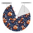 thumbnail image 2 of Yiaed Cute Foxes Print Christmas Tree Skirt , Tree SkirtsTree Mat for Christmas Winter Holiday Indoor Decorations-36", 2 of 7