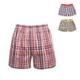 thumbnail image 1 of Yuarrent Pantalones cortos de algodón a cuadros de playa para hombre Pantalones de ropa interior Traje de baño XXL, 1 of 6