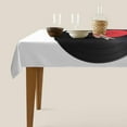 thumbnail image 5 of Vinyl Record Tablecloth 60x84 Inch Rectangular Music Disk Modern Classic Oblong Table Cloth Kitchen Table Decorations for Home Dinner Party, 5 of 6