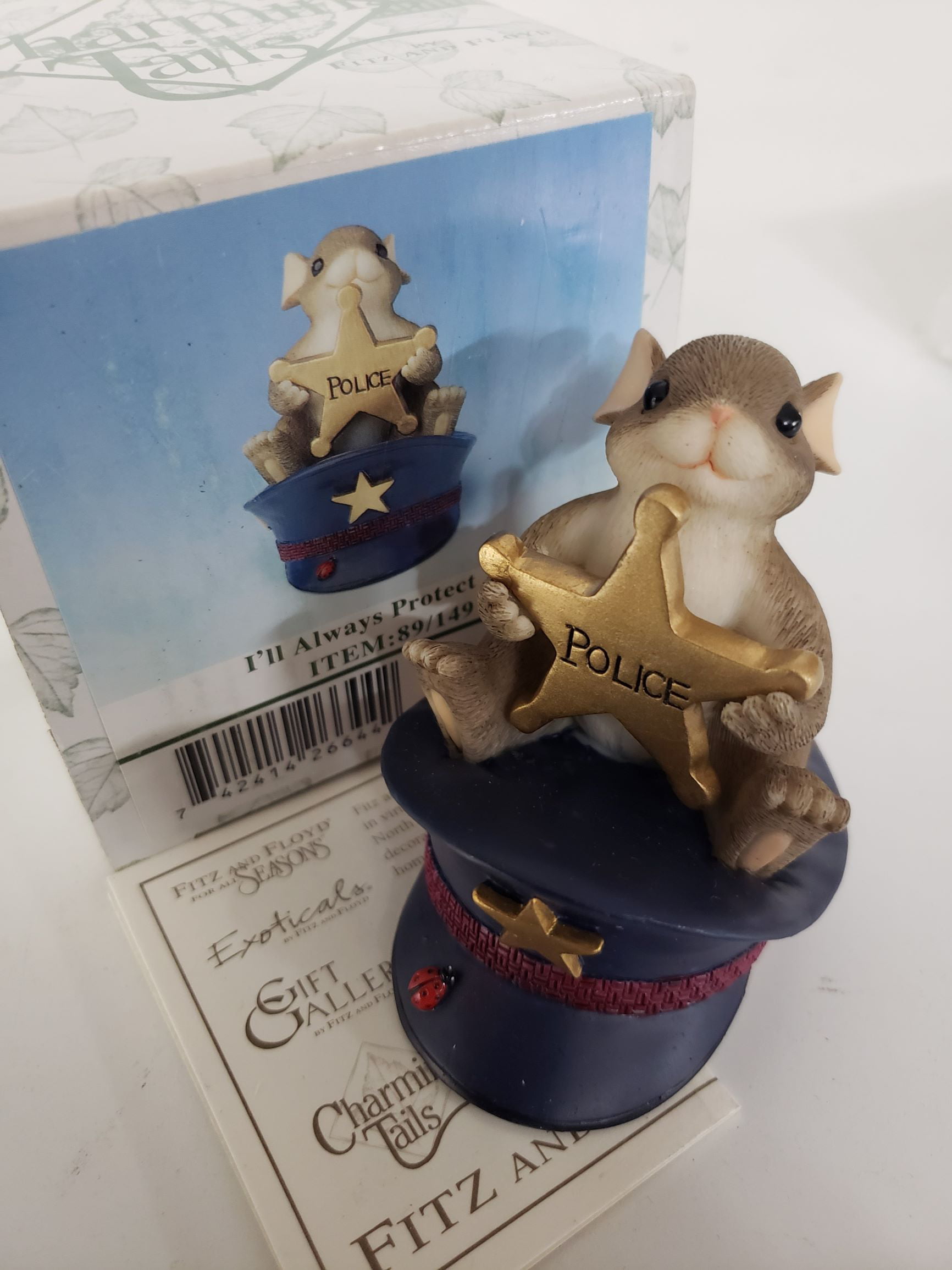 YOUR CHOICE! The World of Charming Tails Fitz & Floyd Mouse Figurine With Box