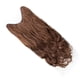 thumbnail image 2 of Pieza de extensión de cabello Universal para mujer, pieza de peluca sintética invisible en forma de U, sin marcar, marrón claro, rizado, 45cm/17,7 pulgadas, 2 of 8